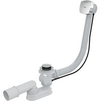 Сифон для ванны AlcaDrain (AlcaPlast) A51CR автомат комплект (хром) — 1