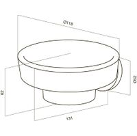 Мыльница AM.PM Bliss A5534264 хром — 6