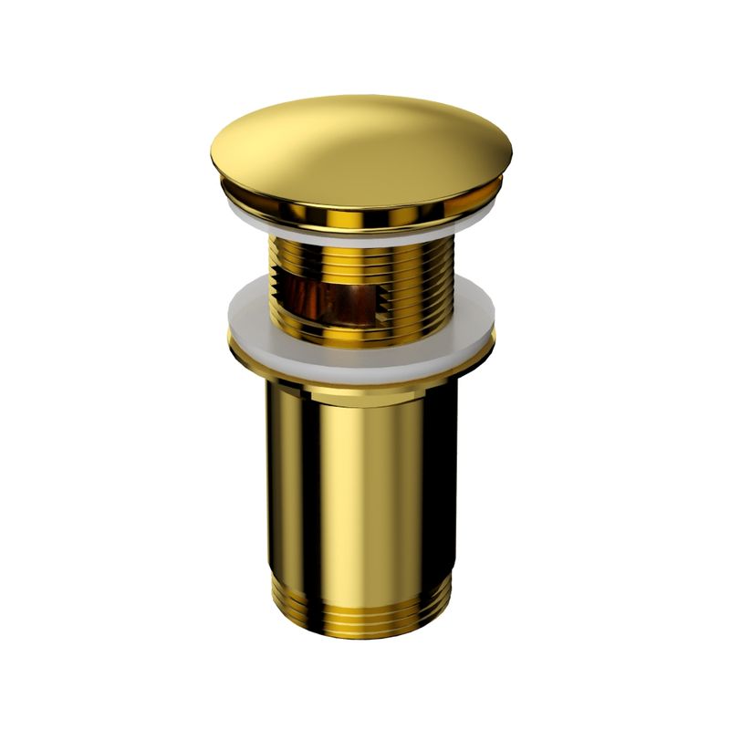 Донный клапан WHITECROSS для умывальника клик-клак / A706GL золото