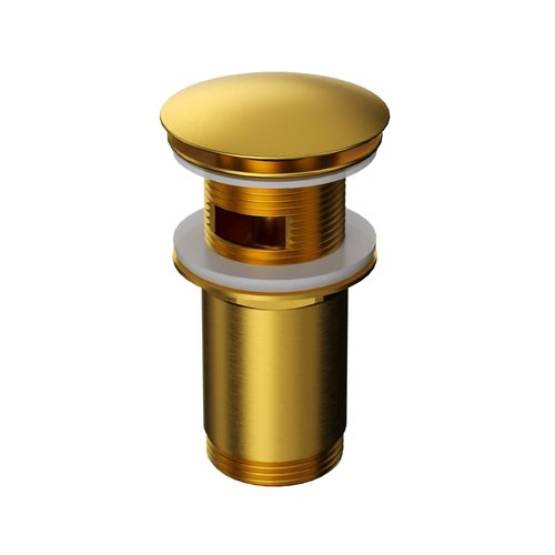 Донный клапан WHITECROSS для умывальника клик-клак / A706GLB брашированное золото