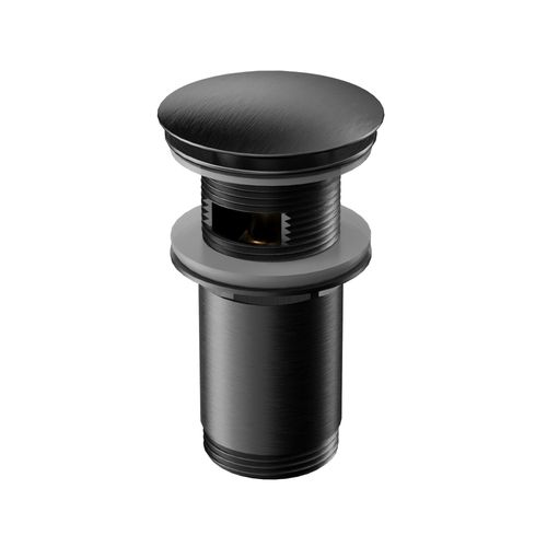 Донный клапан WHITECROSS для умывальника клик-клак / A706GM оружейная сталь