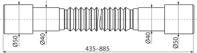 Гибкое соединение 50/40×40/50 A720