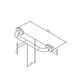 A7432500 Sense L, Поручень, 30мм, хром