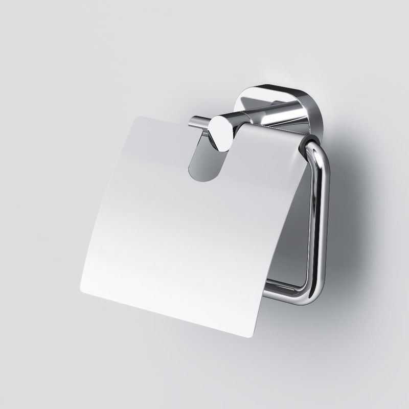 Держатель для туалетной бумаги AM.PM Sense L A74341400 хром с крышкой