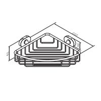 Полка для ванной AM.PM Sense L A7434800 хром — 7