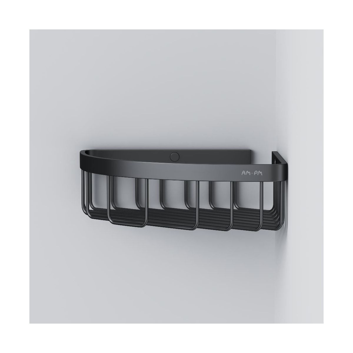 A7452122 Sense L Корзина для душа угловая, черный