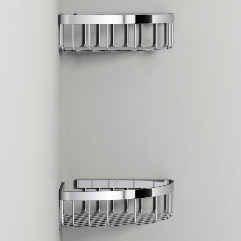 A7452200 Sense L Корзина для душа угловая двухъярусная, хром