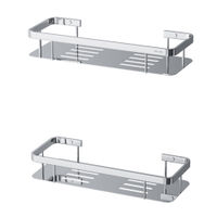 Набор полок для ванной AM.PM Sense L хром A7453200 (2 шт) — 6