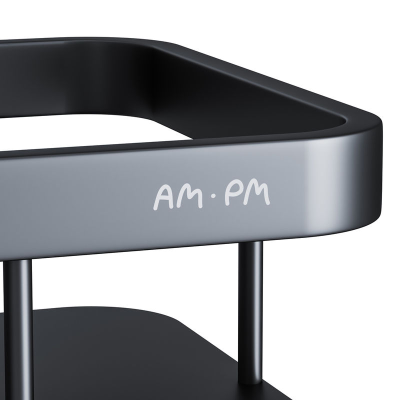 Набор полок для ванной AM.PM Sense L A7453222 черный матовый (2 шт)