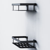 Набор полок для ванной AM.PM Sense L A7453222 черный матовый (2 шт) — 2