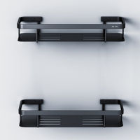 Набор полок для ванной AM.PM Sense L A7453222 черный матовый (2 шт) — 3