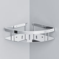 Полка для ванной AM.PM Sense L A7454100 хром угловая — 2
