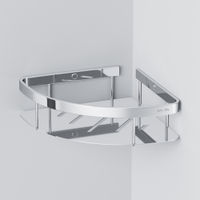 Полка для ванной AM.PM Sense L A7454100 хром угловая — 1