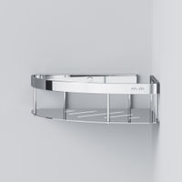 Полка для ванной AM.PM Sense L A7454100 хром угловая — 3