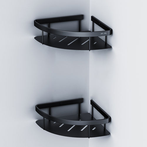 Набор полок для ванной AM.PM Sense L A7454222 черный матовый (2 шт)