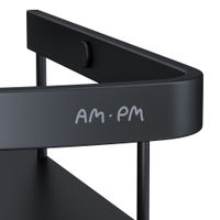 Набор полок для ванной AM.PM Sense L A7454222 черный матовый (2 шт) — 4