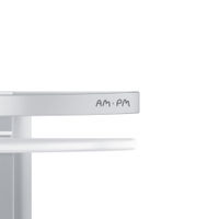 Полка для ванной AM.PM Sense L A7456200 алюминий угловая стеклянная — 4