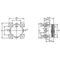Система для душа скрытого монтажа Ideal Standard Ceratherm C100 A7572AA с термостатом 7 в 1 хром — 6