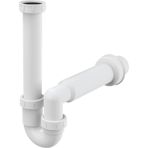 Сифон для раковины AlcaDrain (AlcaPlast) A80-DN50 с накидной гайкой 6/4"