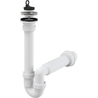 Сифон для раковины AlcaDrain (AlcaPlast) A800-DN50 с нержавеющей peшeткой DN70 — 1