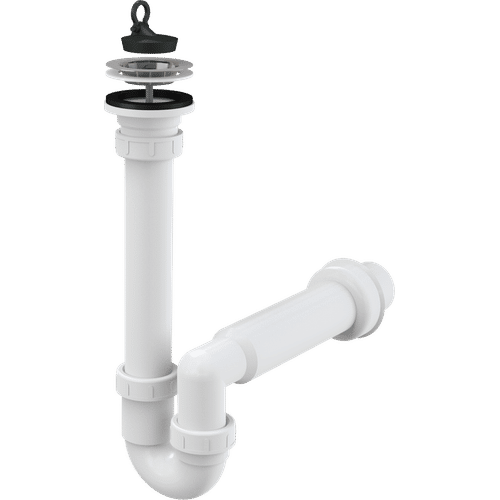 Сифон для раковины AlcaDrain (AlcaPlast) A800-DN50 с нержавеющей peшeткой DN70