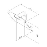 Держатель для туалетной бумаги AM.PM X-Joy A84341400 хром с крышкой — 6