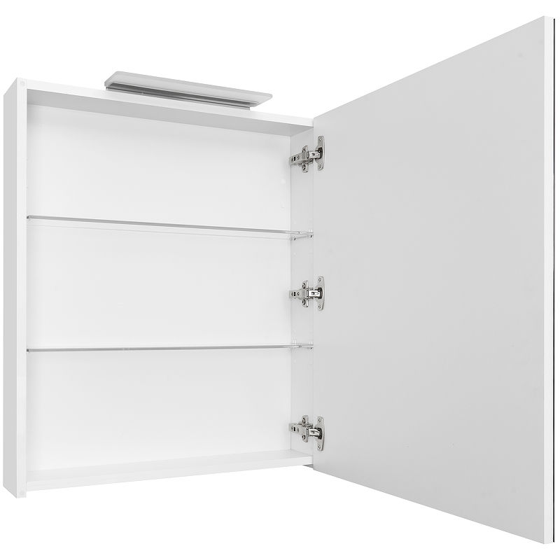 Шкаф с зеркалом для ванной Roca Oleta 600 правый / A857646806 белый глянец