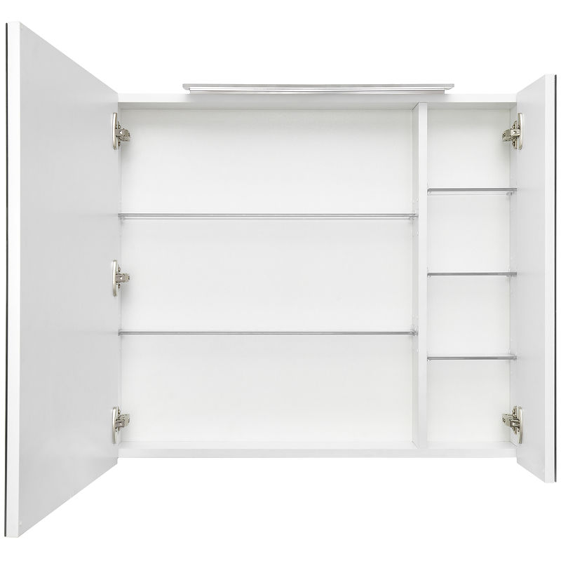 Шкаф с зеркалом для ванной Roca Oleta 800 / A857647806 белый глянец