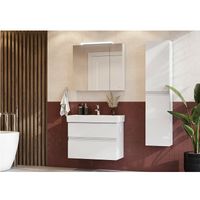 Шкаф с зеркалом для ванной Roca Oleta 800 / A857647806 белый глянец — 5