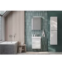 Шкаф-пенал для ванной Roca Oleta 350х1500х257 мм / A857650806 белый глянец — 5