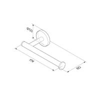 Держатель для туалетной бумаги AM.PM X-Joy A85A34100 хром — 6