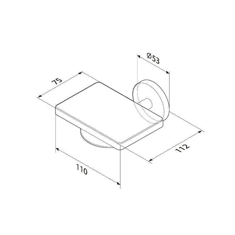Мыльница AM.PM X-Joy A85A34200 хром