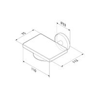 Мыльница AM.PM X-Joy A85A34222 черный матовый — 7