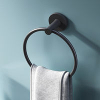 Держатель для полотенец AM.PM X-Joy A85A34422 черный матовый — 6