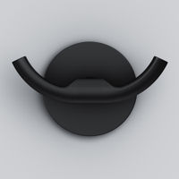 Крючок для ванной AM.PM X-Joy A85A35622 черный матовый двойной — 2