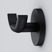 Крючок для ванной AM.PM X-Joy A85A35622 черный матовый двойной — 3