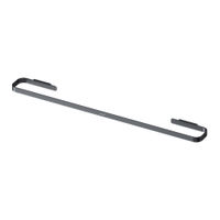 Держатель для полотенец AM.PM Func A8F346422 черный матовый 60 см — 5