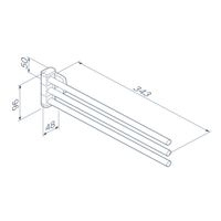 Держатель для полотенец AM.PM Gem A9032700 хром — 7