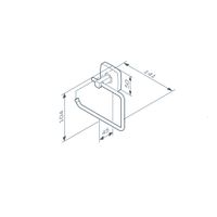 Держатель для туалетной бумаги AM.PM Gem A9034100 хром — 7