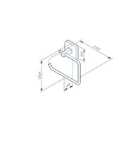 Держатель для туалетной бумаги AM.PM Gem A9034122 черный матовый — 7
