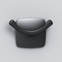 Крючок для ванной AM.PM Gem A9035622 черный матовый двойной — 3