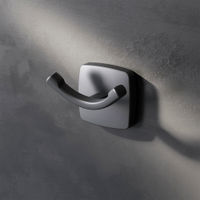 Крючок для ванной AM.PM Gem A9035622 черный матовый двойной — 5