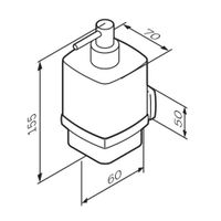Дозатор для жидкого мыла AM.PM Gem A9036922 черный матовый — 7
