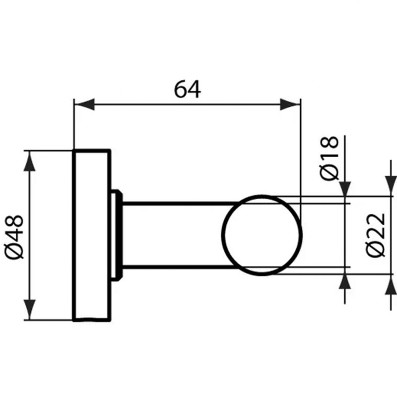 Крючок для ванной Ideal Standard IOM A9116AA