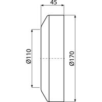 Обрамление для унитаза AlcaDrain (AlcaPlast) A98 малое DN110 — 2