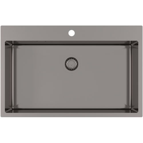 Кухонная мойка из нержавеющей стали AquaSanita Steel AIR 100 M-T graphite