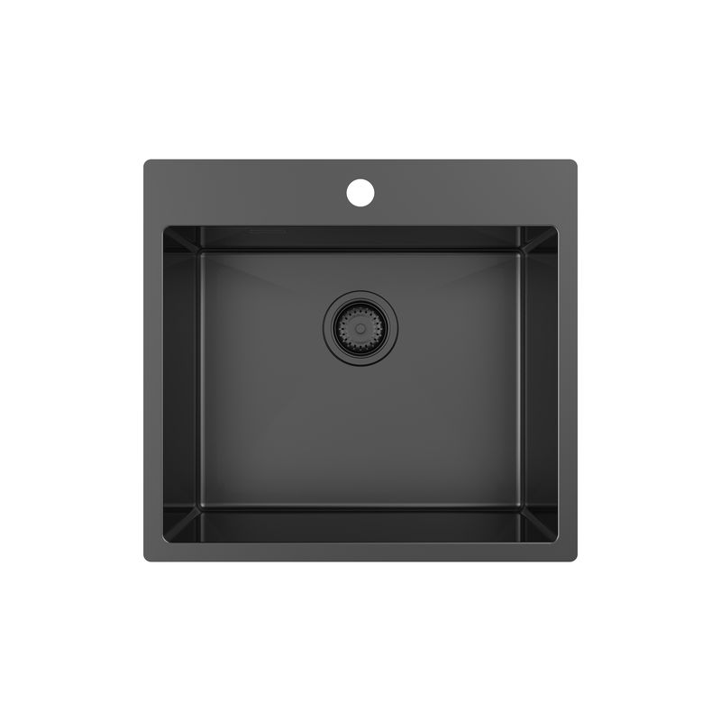 Кухонная мойка из нержавеющей стали AquaSanita Steel AIR 100 N-T graphite