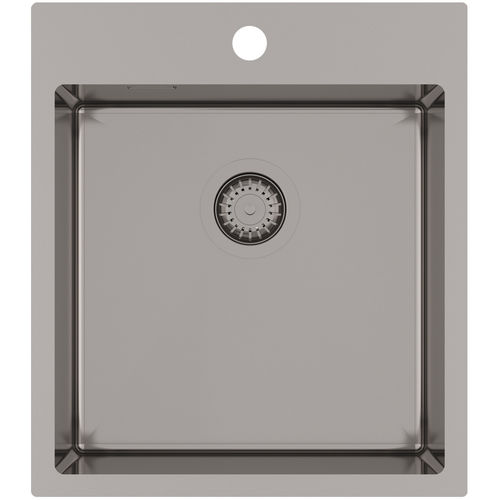 Кухонная мойка из нержавеющей стали AquaSanita Steel AIR 100 X-T graphite