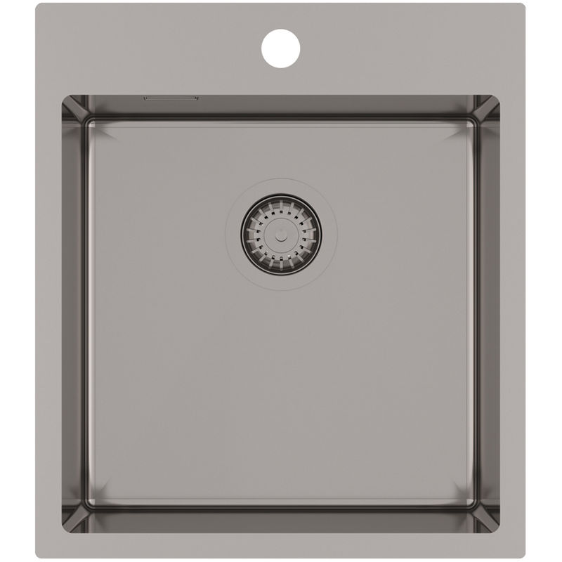 Кухонная мойка из нержавеющей стали AquaSanita Steel AIR 100 X-T graphite