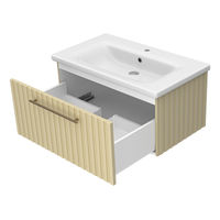 Тумба под раковину Brevita Alicante 80 подвесная с 1 ящ. / ALI-09080-4601Я капучино матовая эмаль — 4